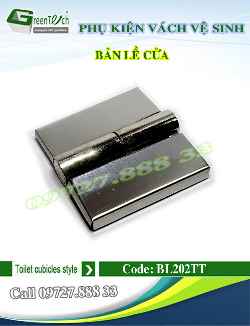 Bản lề Inox sus201 trục to GT-BL201TT
