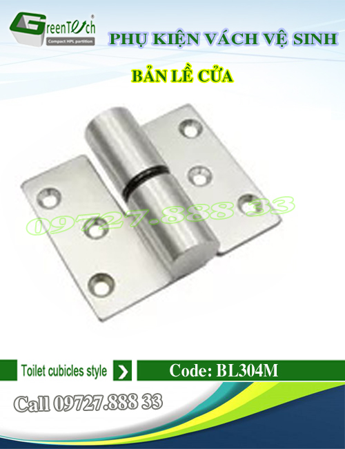 Bản lề inox sus304 M GT-BL304M2
