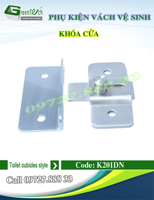 Khóa then inox GT-K201DN