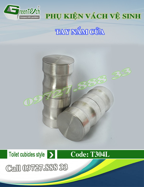 Tay nắm cửa Inox M3 GT-T304L
