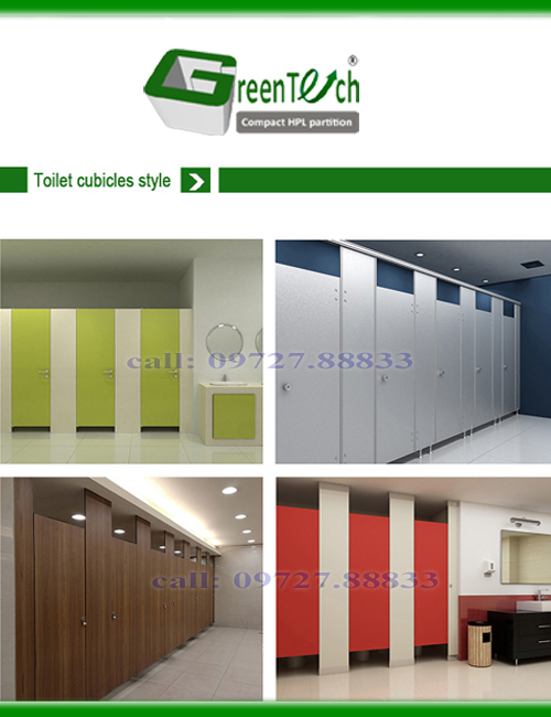 Cung cấp và thi công vách ngăn vệ sinh tại  khu cn thuận thành ii